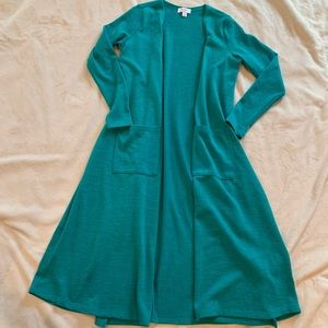 Lularoe long teal duster